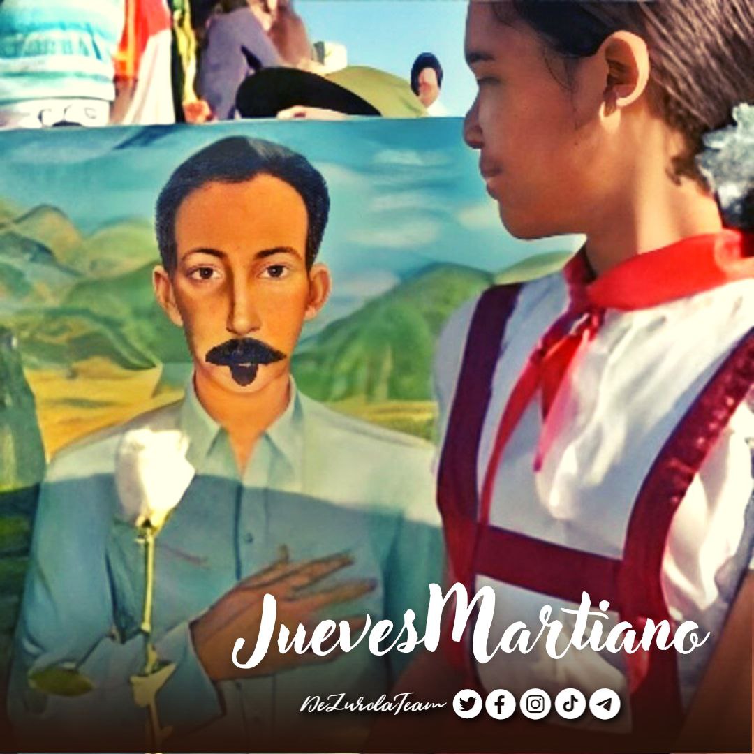 Feliz #JuevesMartiano Patria Grande. 

✍️“El verdadero objeto de la enseñanza es preparar al hombre para que pueda vivir por sí decorosamente, sin perder la gracia y generosidad del espíritu y sin poner en peligro con su egoísmo y servidumbre la dignidad y fuerza de la Patria.”