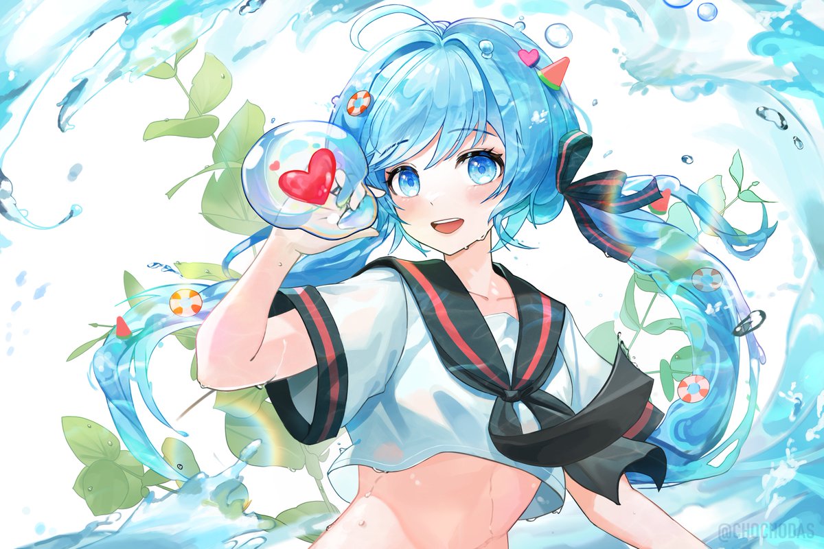 Chochodas_'s tweet photo. Bottle Miku 🌊💦

#初音ミク https://t.co/XRiRSeX67h