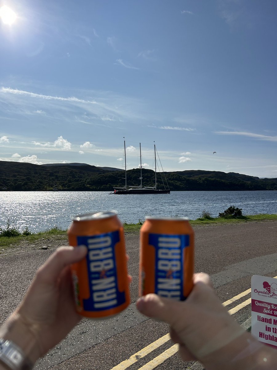 We aren’t sure if there’s a more beautiful place to deliver provisions to a superyacht, but then again, it’s Scotland and these amazing places are EVERYWHERE!! Cheers to the last of the summer cruising in bonnie Scotland! #superyachtingscotland #superyacht #yachtingscotland