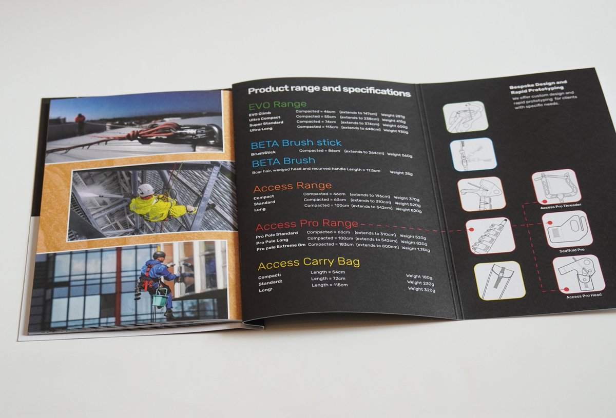 Genie_Creative's tweet photo. Graphic design and print management ... “Hot off the press” ... really chuffed with this product catalogue for #BetsClimbingDesigns Sheffield

#WhatWhyHow here: https://t.co/EetGEw0DN1 https://t.co/PnXNBwul6D