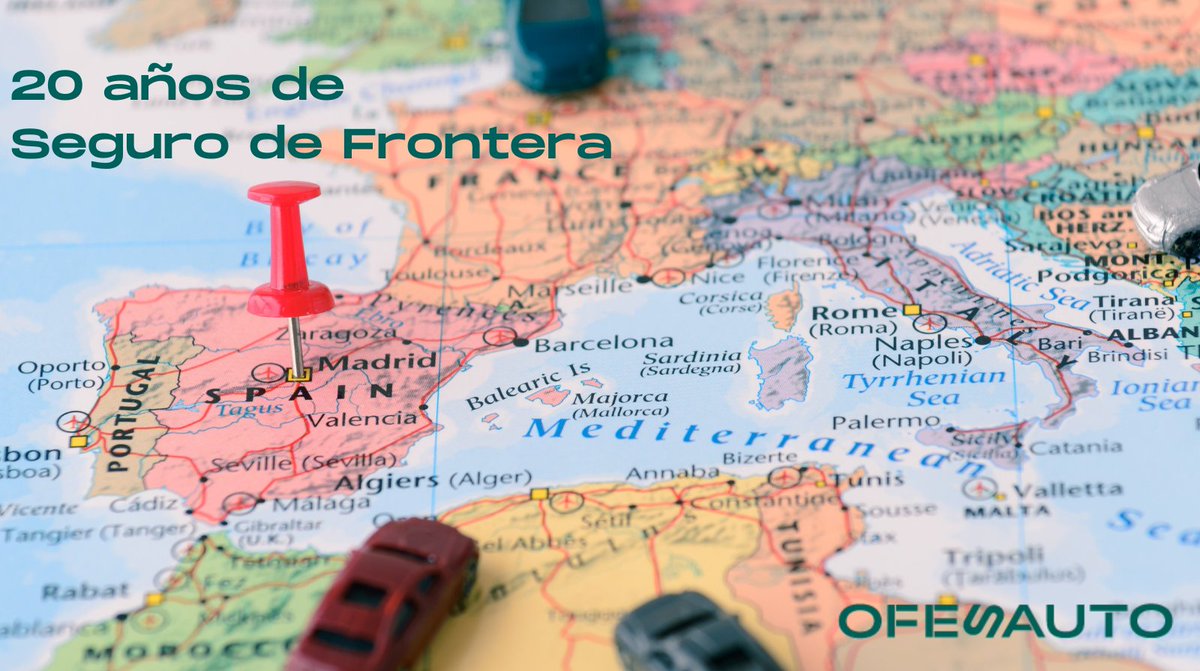 OFESAUTO's tweet photo. Este año cumplimos 20 años desde que #OFESAUTO emitió el primer #SegurodeFrontera español.
Desde el 2023 #OFESAUTO se ha encargado de la administración y gestión del #SegurodeFrontera por su vinculación con el Sistema Carta Verde.
Esta función está recogida en el art. 9 de la Orden Ministerial 764/2017.
👉 https://t.co/03ygytYE1j