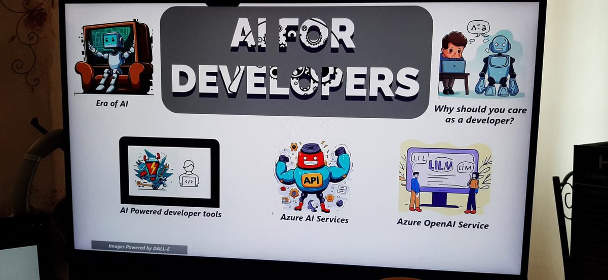 juliamuiruri4's tweet image. Preparing for my opening remarks at the Nairobi AI Azure party Event, organized by #MSFTstudentambassadors tomorrow! @MSAmbassadorsKE @humphrey_MH @kiche_allan
@Marjanhussein51
Looking forward to having great conversations with everyone 🎉 #artificialintelligence #aiforstartups