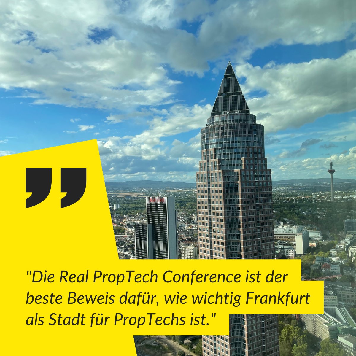 Wo kommen #PropTech und #KI zusammen? 🧐
Natürlich auf der <a href="/realproptechcon/">REAL PropTech</a> in <a href="/Stadt_FFM/">Frankfurt am Main</a>!  
Freue mich auf einen Austausch mit Euch zum Thema künstliche Intelligenz in der #Immobilienwirtschaft am 7. September 2023. 👍🏽✌️🏽

#RealEstate #rpt23 #realproptech