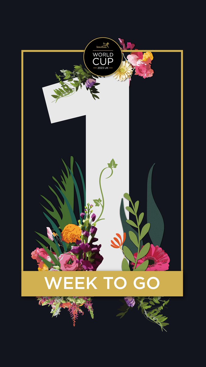 🌸🌺 1 WEEK TO GO 🌺🌸 The secateurs are being sharpened, stands popping up like beautiful blooms, and our competitors are getting ready for the battle of their professional lives... There's still time to get your tickets for just £28 ➡️ bit.ly/3MULJC8