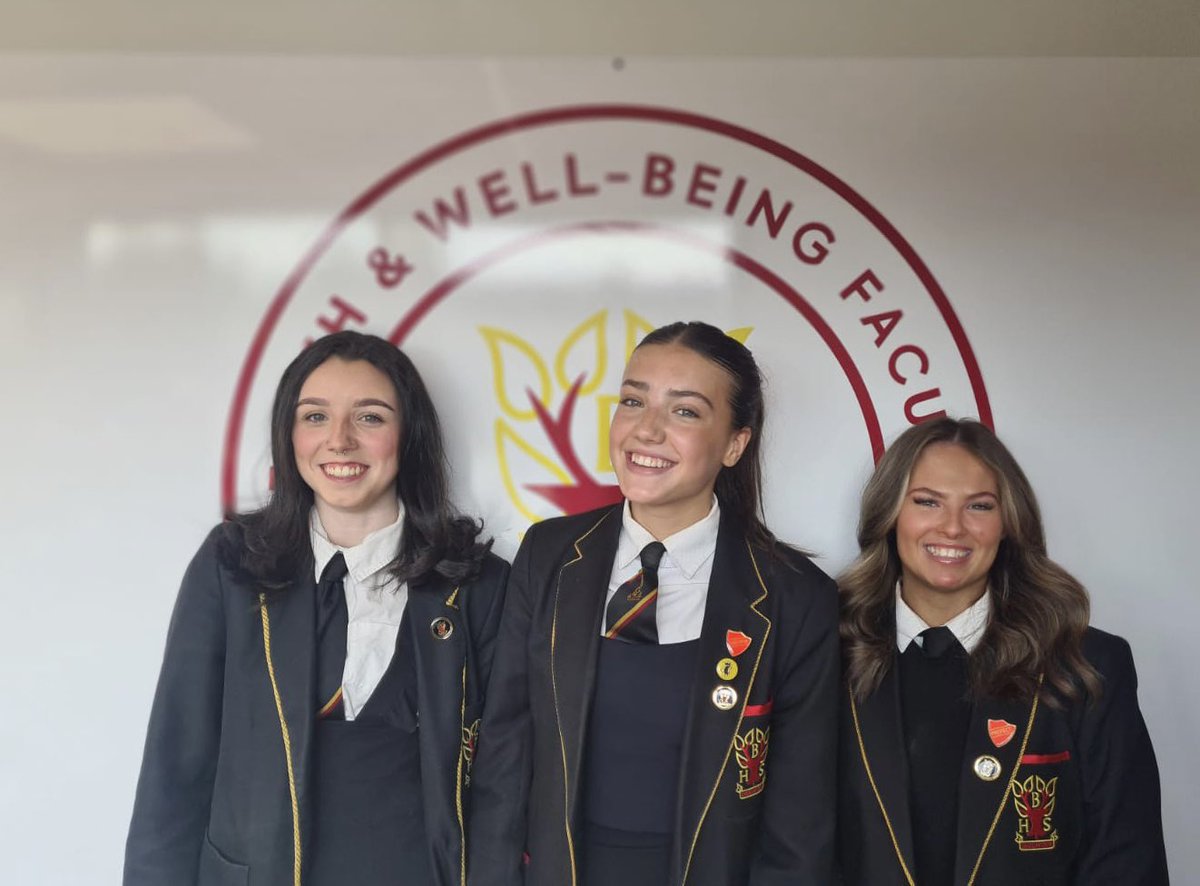 braidhurstpe's tweet photo. LEADERSHIP | We are delighted to introduce our new Sports Ambassador Ellie, alongside Vice-Ambassador’s Courtney &amp; Rachel! 👏🏻

Alongside them, Ariana &amp; Michael will make up our Sports Council! 📝

Thanks to @GraemeSSDO for organising! 😀 https://t.co/UQPMO0dzcl