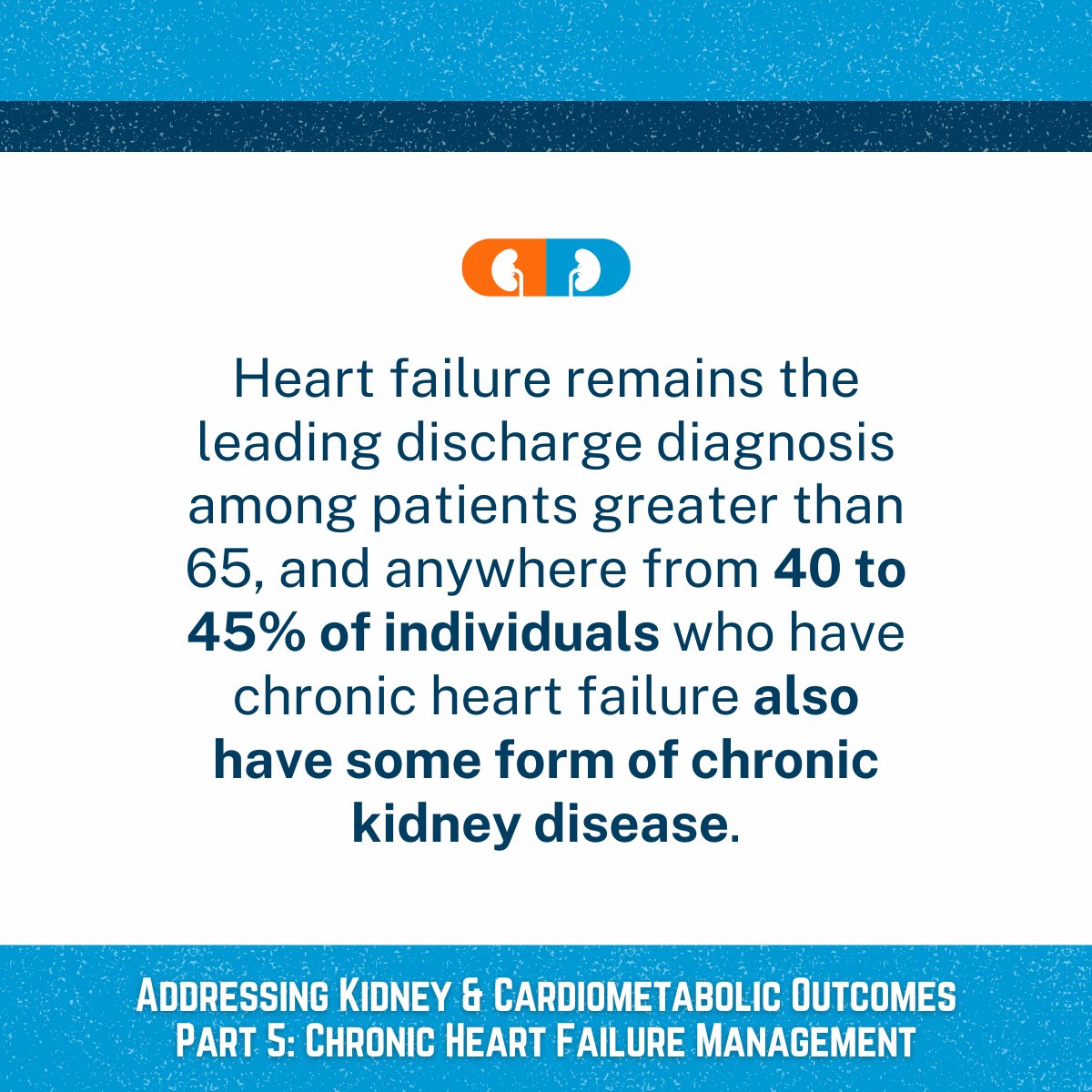 In the last of our 5-part modules, you will learn the importance of guideline-directed medical therapy (GDMT), pharmacologic diuresis, and altering GDMT for those with CKD and heart failure. 🔗buff.ly/3YOK1Yw #NephTwitter #TwitteRX #ChronicKidneyDisease