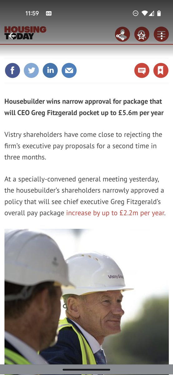 <a href="/EnfieldDispatch/">Enfield Dispatch</a> Interesting timing. Also announced today that the CEO of the company delivering Meridian One homes will 'pocket up to £5.6m per year'
