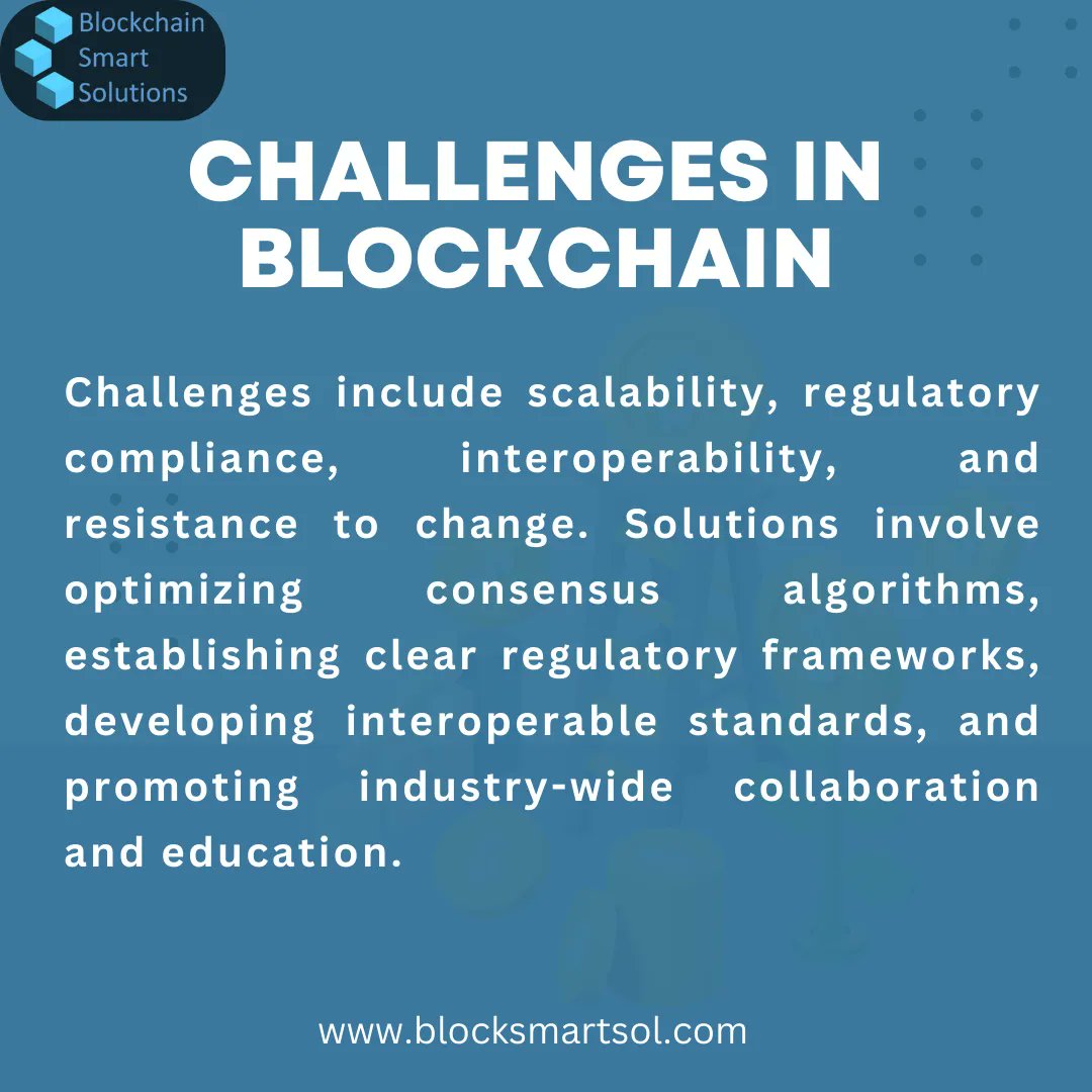 BlockSmartSol's tweet image. Blockchain: Overcoming Innovation&apos;s Toughest Challenges.

#BlockchainStruggles #InnovationObstacles #TechChallenge #BlockchainHurdles #AdaptOrStagnate