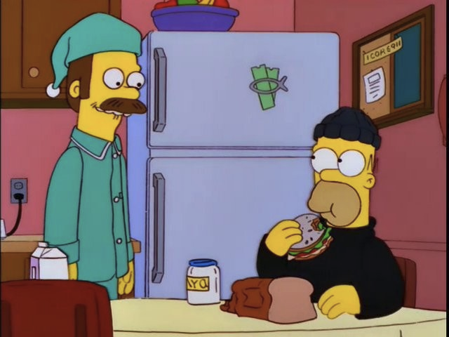 When my in-laws catch me eating a midnight sandwich after three days solid of Korean Chuseok treats.