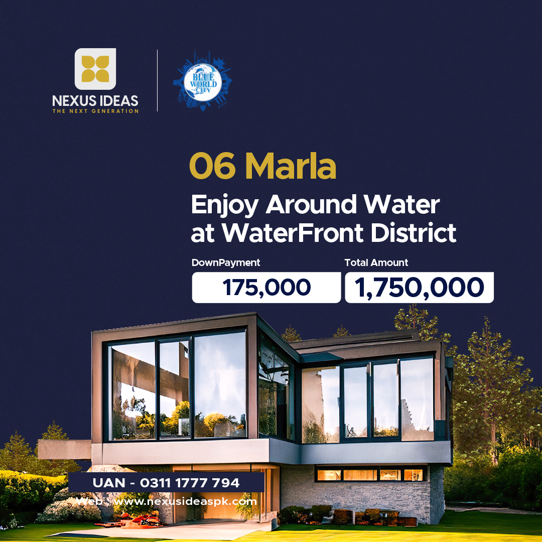 nexusideaspk1's tweet photo. Water Front District provides serenity and luxury to its residents and includes many entertainment facilities like lake-floating restaurants, water sports activities, and more.

UAN: 03111777794

https://t.co/lAl9mrrmTT
#nexusideaspk #modernhome #BWC #blueworldthemepark https://t.co/3T6S2beRAI