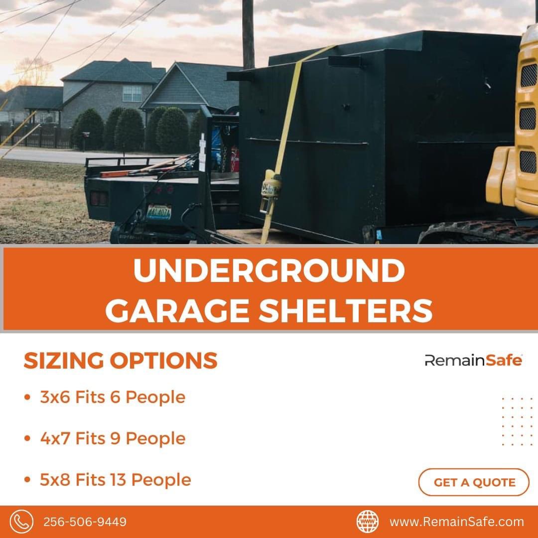 RemainsafeL's tweet photo. RemainSafe Underground Garage Shelters provide a secure haven for you and your loved ones during severe weather conditions. Safety is a priority, and these shelters have got you covered!

Visit https://t.co/0PgjN0oNfs to learn more.

#remainsafe #severeweather #safetyshelter https://t.co/70GE3IO06V