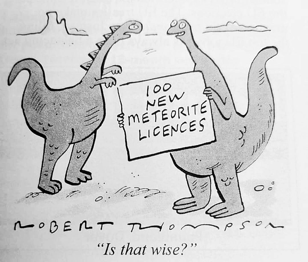 No, no it's not. Cartoon by Robert Thompson. #DontLookUp