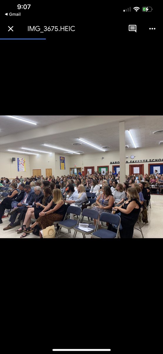jaclynguidice's tweet photo. Welcomed back this amazing staff yesterday! It was so wonderful to hear the laughter and conversations as they reconnected! #NMerrickProud https://t.co/y3SLBWiJF3