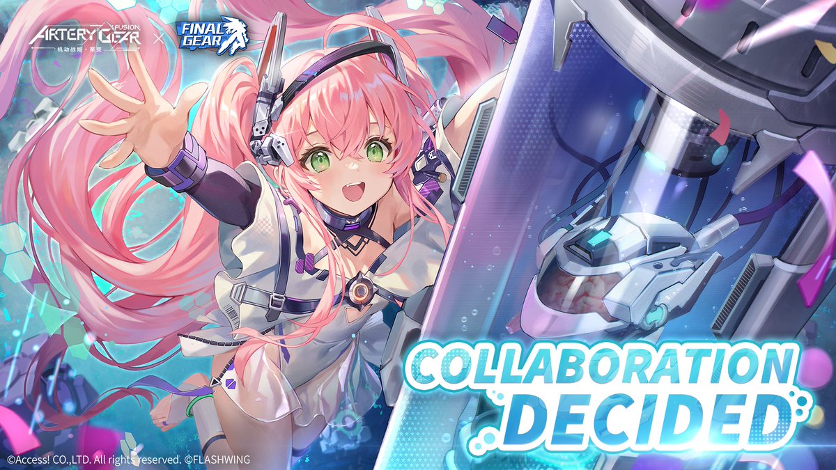 ArterygearEN's tweet photo. 【Collab Decided】
Final Gear × Artery Gear
We're so excited to announce the collaboration with Final Gear!! The collab will start on Oct.12.
RT this post &amp; follow us to be 1 of 10 people chosen to win 1800 Forging Crystals! 
#ArteryGear
#FinalGear https://t.co/yh0k4puEx0