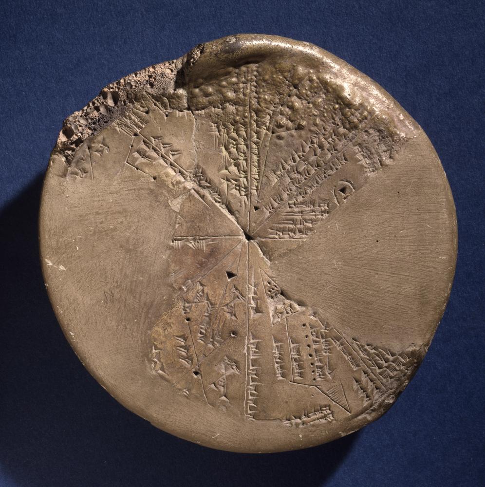 vintagemapstore's tweet photo. Sumerian Planisphere. A star map recording the contemporary observation of an asteroid impact at Köfels, Austria in Jan 650 BC. Collection: British Museum. https://t.co/V3tG8ggfBG