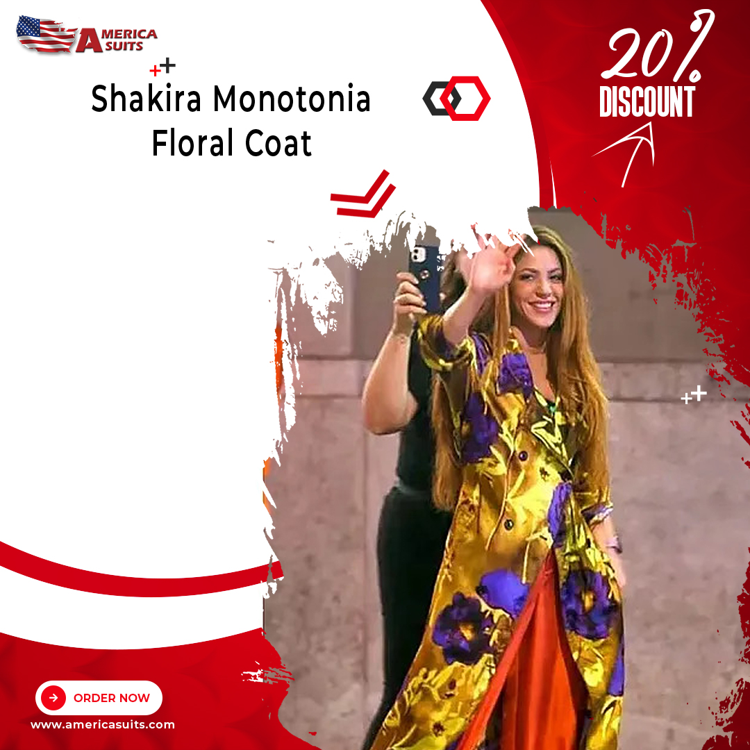 americasuits1's tweet image. Unleash your vibrant style with the #ShakiraMonotonia Floral Coat 🌸 Elevate your fashion game with this stunning masterpiece! #FloralFashion #StatementCoat #ChicStyle tinyurl.com/kw4mzjm8