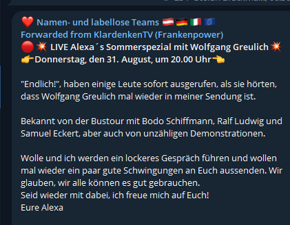 MrGunniHelm's tweet photo. Na schau mal Einer an, wer da wieder unter den Steinen hervorgekrochen kommt. #Greulich gibt ein Interview. Wir alle hatten ja gehofft, der #Querdeppen-Oberdemagoge würde seine Fratze nie wieder zeigen. #QuerdenkerSindTerroristen https://t.co/HbOyGFS1lg