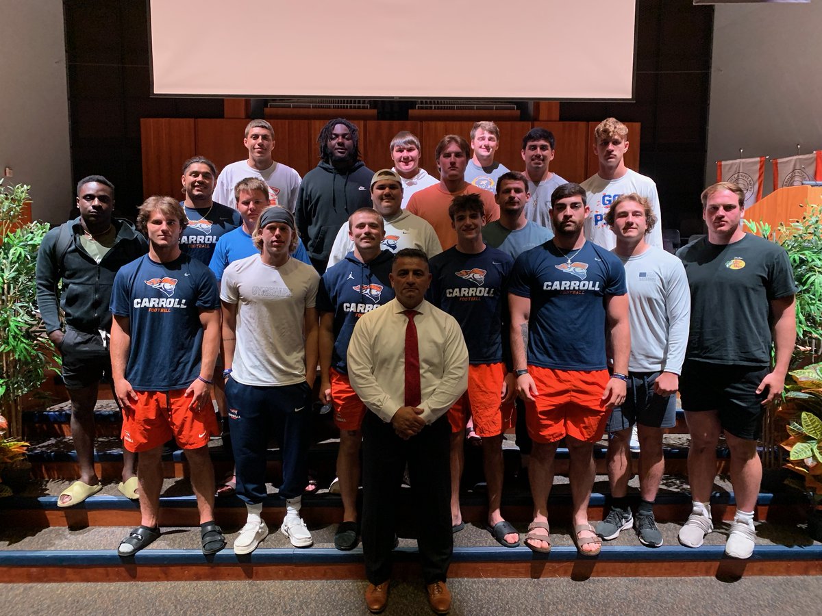 Carroll U Football tweet media
