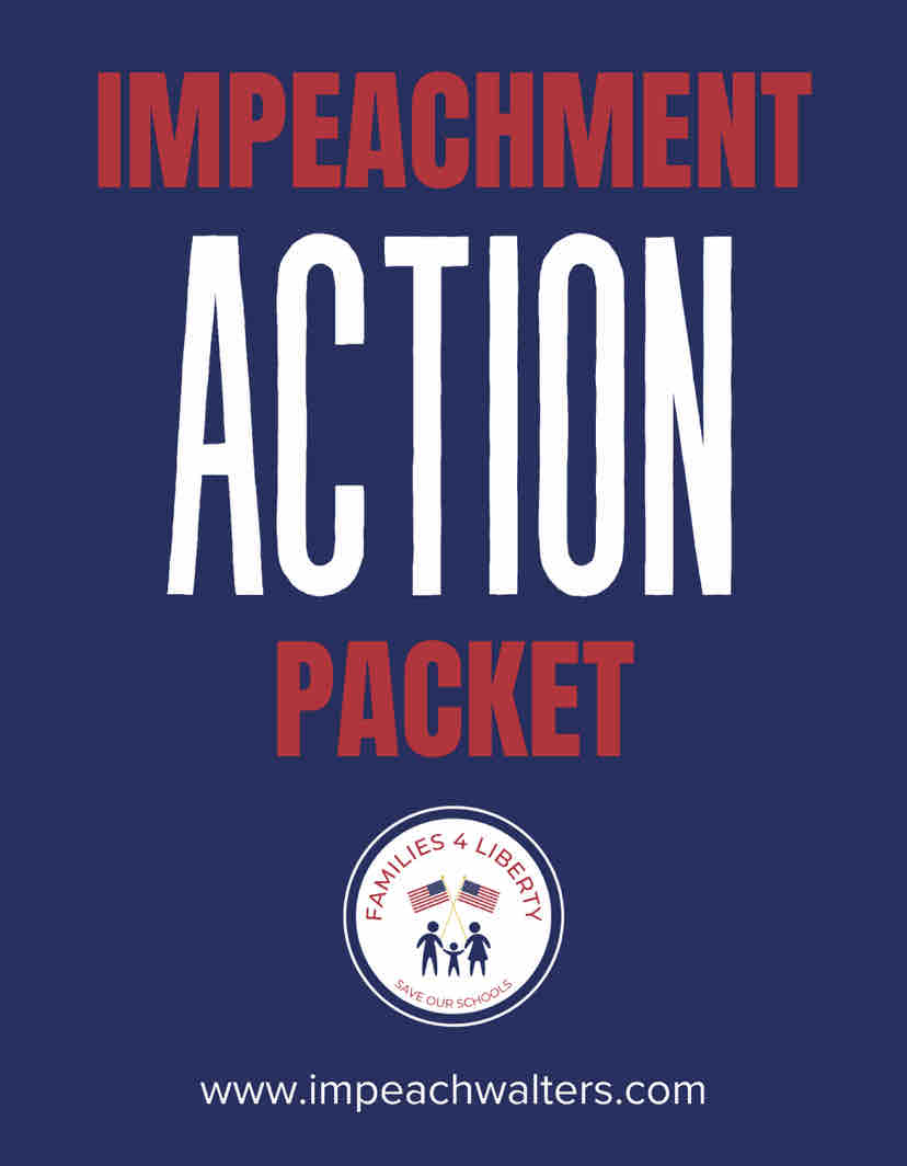 Good Morning Early Birds! Introducing our NEW “Action Packet” designed to give you a multitude of ways you can help OK move forward with the Walters impeachment process! Click here to access yours for download today!

Let’s GOOOO, #oklaed

impeachwalters.com/resources
