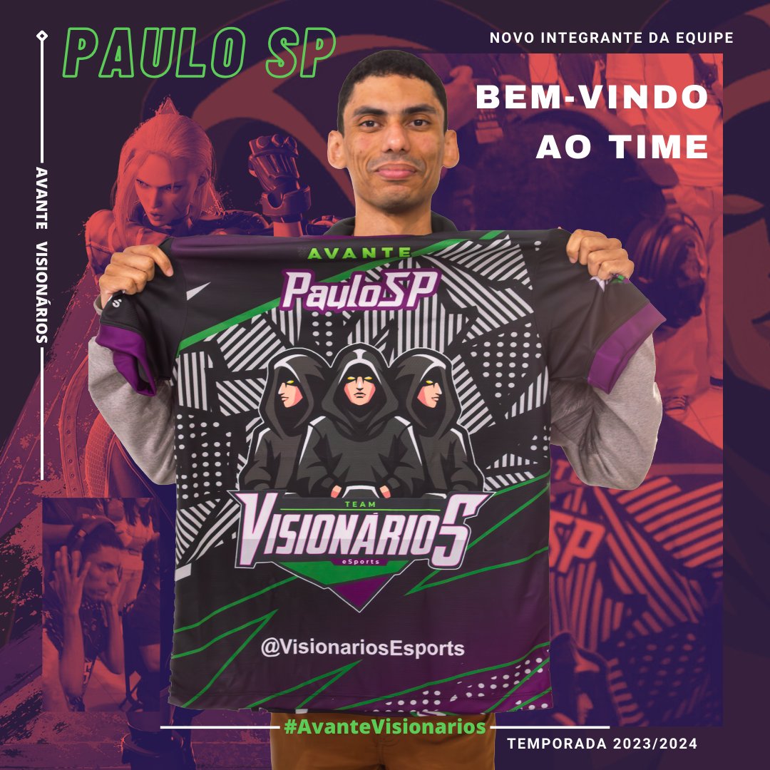 Visionarios013's tweet photo. É com grande alegria que anunciamos o nosso novo integrante da equipe Visionários: PauloSP!
Ele iniciou no cenário competitivo com UMVC3. Descobriu um amor pelos campeonatos, pelos jogos de luta e pela FGC que soube ser para a vida toda.
#FGC #FGCSP #FGCSANTOS #SF6 https://t.co/xkAAnu0Ogt