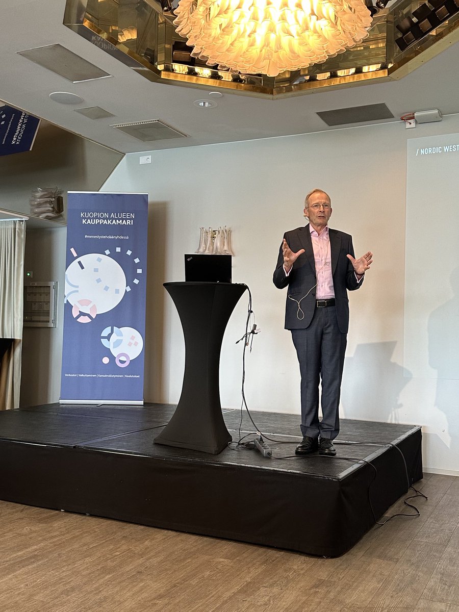 ⁦<a href="/ristoej/">Risto EJ Penttilä</a>⁩ ⁦<a href="/NWestOffice/">Nordic West Office</a>⁩ johdolla rakennamme ⁦<a href="/kuopiochamber/">Kuopion alueen kauppakamari</a>⁩:ssa Pohjois-Savon skenaariota ja kauppakamarimme uusia strategisia painopisteitä. Meillä on paljon vahvuuksia💥ja ne teoksi ja tuloksiksi #menestystehdäänyhdessä