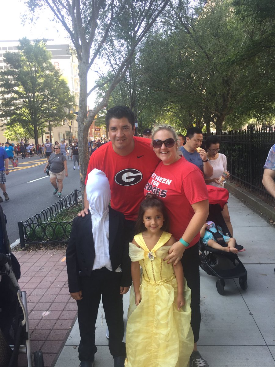 Atlanta is a great place to be on Labor Day. DragonCon and the start of College Football! #godawgs