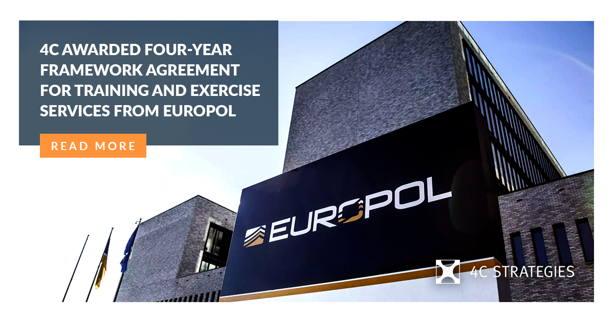 As part of our work with leading EU Agencies we are proud to announce that we have been awarded a four-year framework agreement from #Europol, the European Union Agency for Law Enforcement Cooperation.

4cstrategies.com/news/europol-s…