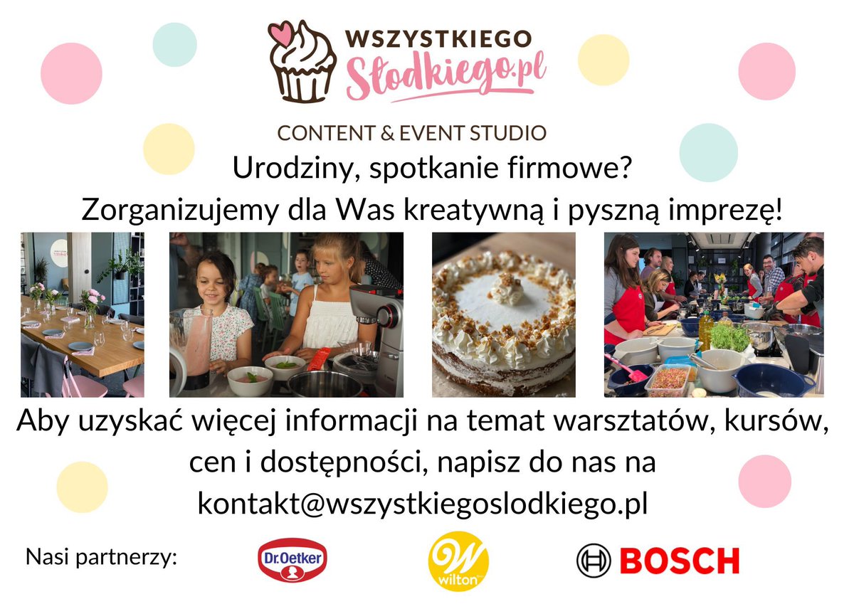 panitereska's tweet photo. Spotkajmy się w kuchni! #Urodziny #Spotkanie #warsztaty https://t.co/234ZVUNzbt