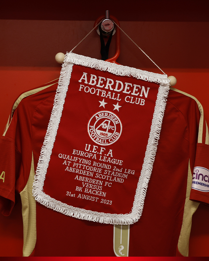 All set at Pittodrie 🔴

#StandFree