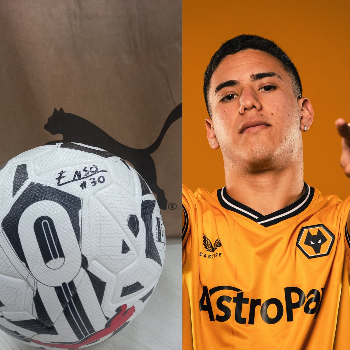 🤩 ¡REGALAZO!

🇵🇾 Mimamos a nuestros seguidores con la pelota oficial del campeonato local, gentileza de <a href="/PUMAParaguay/">Puma Paraguay</a>, con la firma del NUEVO futbolista de Wolves, Enso González.

👀 ¿Cómo participar?

- Seguir a @SomosVersusPY 
- RT a la publicación

🍀¡Anunciaremos al ganador