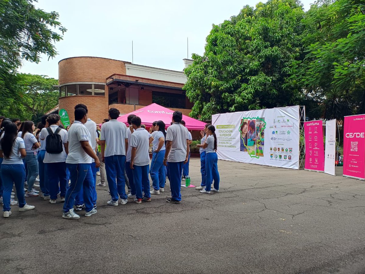 cueesuroeste's tweet photo. Hoy participamos en la feria educativa en el municipio de La Pintada, Comfama Sede Julio C. Hernandez, ¡camino a la educación! Orgullosos de ser organizadores junto a Provincia Cártama, Fundación Grupo Argos, Comfama y Fundación Fomento para la Educación. 🌟📖 https://t.co/WLPLKAUI6g