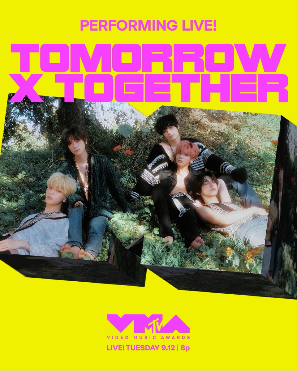 TXT_bighit's tweet image. We are truly honored to perform at the 2023 MTV VMAs! @vmas

📅9/12 8PM ET on @mtv

#TOMORROW_X_TOGETHER #TXT #VMAs #VMARushRide