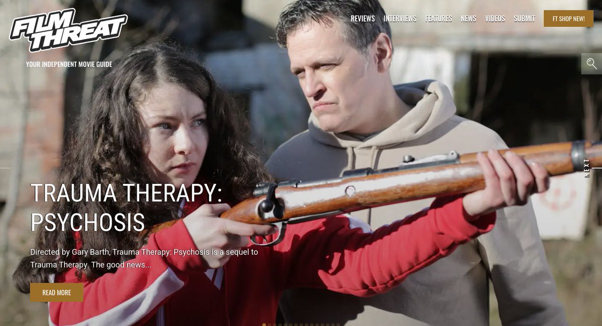 '...bookended by segments [with] Tom Sizemore...' Does Trauma Therapy: Psychosis work as a sequel and a standalone film? Read Bobby LePire's review to find out. filmthreat.com/reviews/trauma… #SupportIndieFilm #TraumaTherapyPsychosis #Thriller