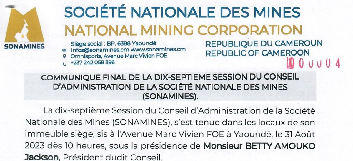 La 17e Session du Conseil d’Administration a examiné les différents points proposés et, décidé des résolutions conséquentes dont les principales portent sur l’adoption de la vision et des valeurs ainsi que le plan stratégique de développement 2023-2030.
tinyurl.com/yc8fjw3c