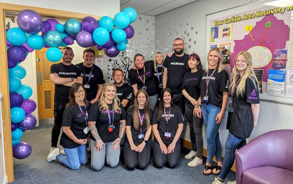 Today is International Overdose Awareness Day. We’ve marked the day by creating a tree to remember the people we have lost to overdose.
Our team have also been providing #naloxone training and distributing kits to people we support across our hubs in #Cumbria. #EndOverdose
