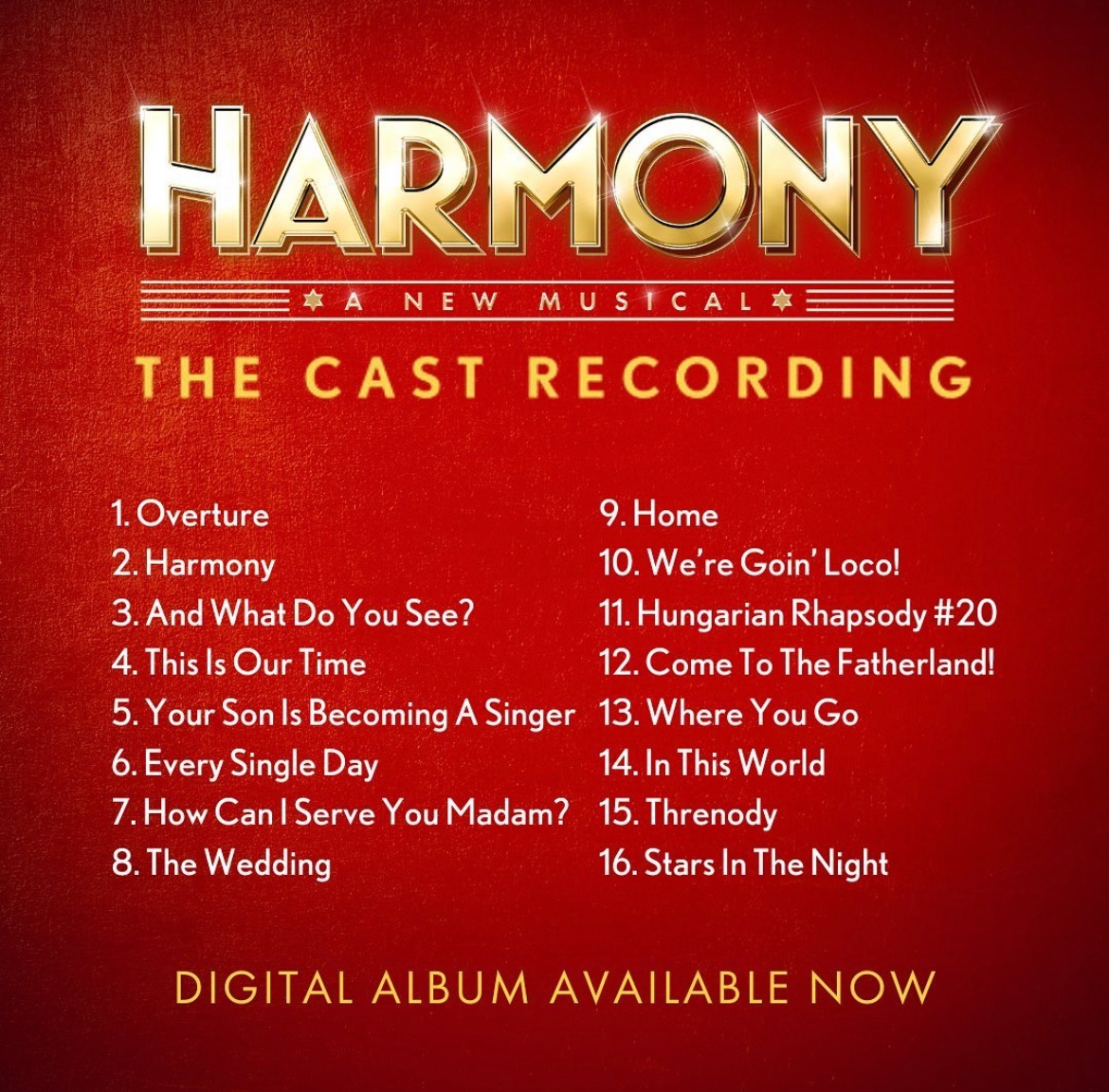 Harmony original Broadway cast recording is out now! open.spotify.com/track/2fsscgja…