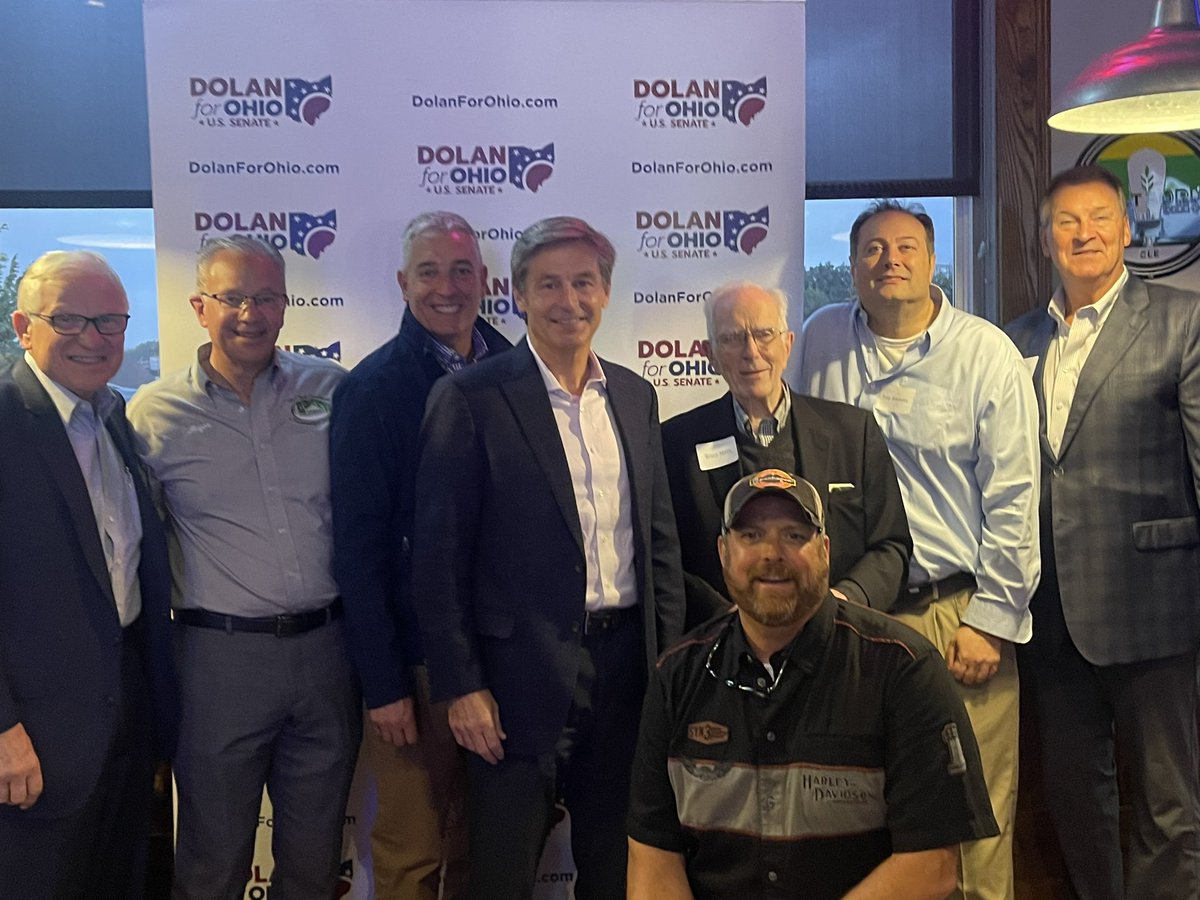 dolan4ohio's tweet image. Wow! Cuyahoga County! It was great to join #OhioFirst supporters last night in Independence! Thanks to Mayor Greg Kurtz for the warm welcome. I can’t thank our area electeds and grassroots supporters enough for their hard work on behalf of our campaign. #OHSEN