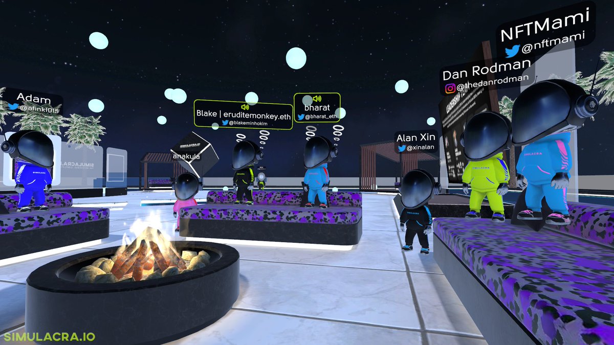 @bharat_eth speaking facts in <a href="/simulacra_io/">SIMULACRA</a> right now. Thanks <a href="/blakeminhokim/">Blake | eruditemonkey.eth 〽️</a> for putting this together. 💯

#blockchain #ai #metaverse #simulacra