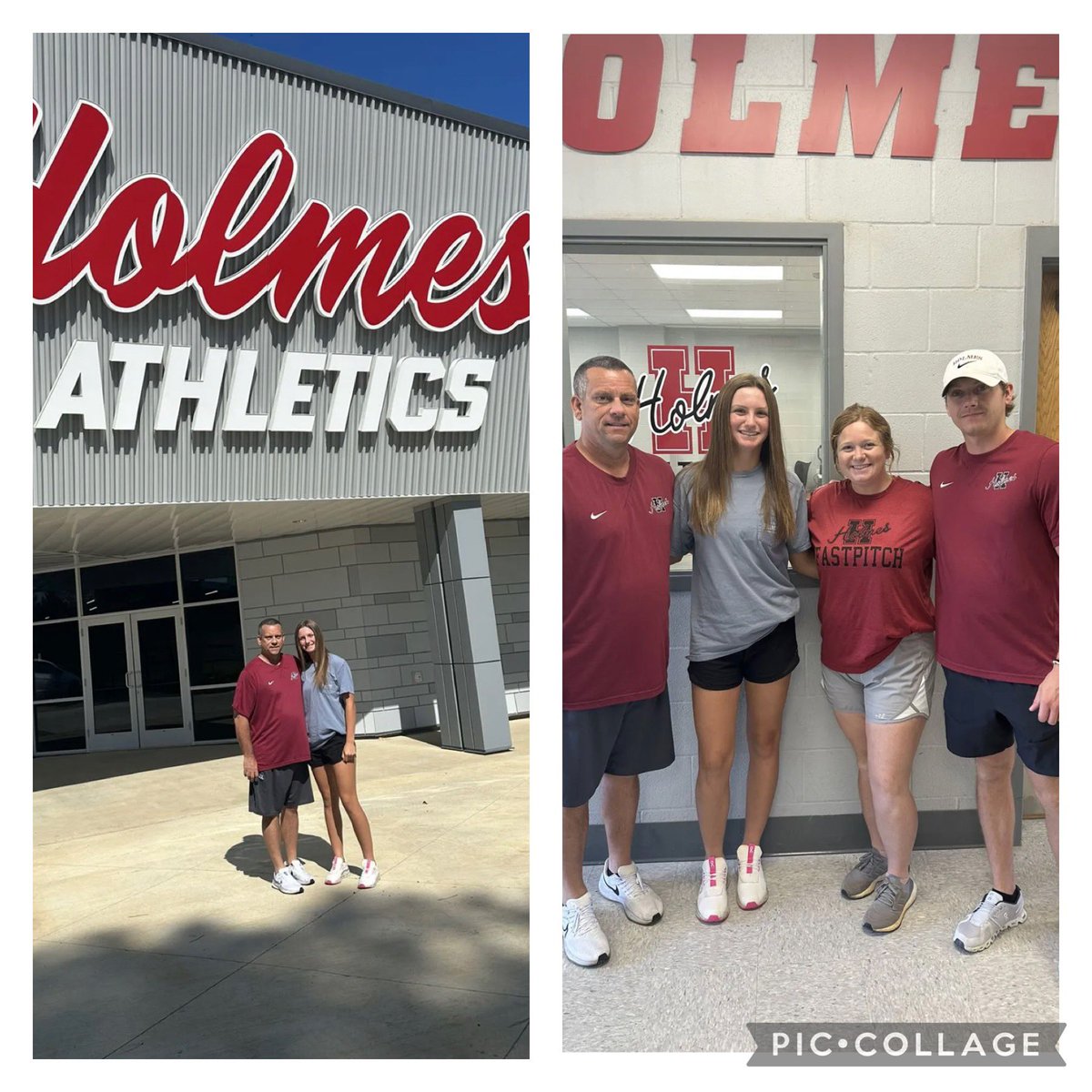 Super blessed to receive and offer from <a href="/hccsoftball/">Holmes Community College Softball</a>!!!Huge thank you to Coach Embry for showing me the beautiful campus and facilities <a href="/holmesathletics/">Holmes Athletics</a> has to offer!!!♥️🖤