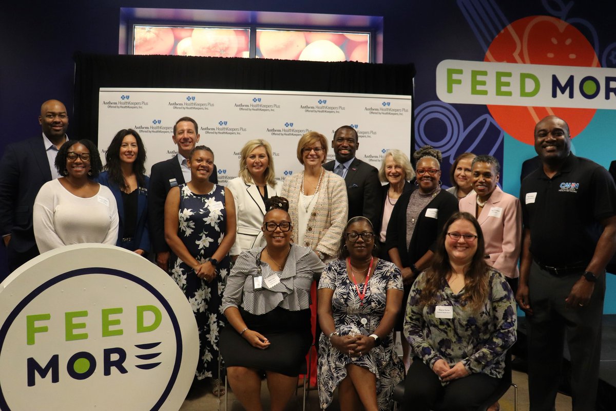 Yesterday, @FeedMoreInc received $450K from Anthem Blue Cross and Blue Shield Foundation, a philanthropic arm of @ElevanceFND, to continue its Food as Medicine program through @FeedingAmerica. @CBS6 shares more on this announcement #FoodAsMedicine wtvr.com/news/local-new…
