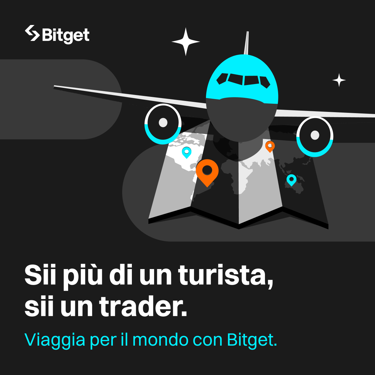 bg_in_italian's tweet photo. ✈️ Sii più di un turista️, sii un trader!

🌎Viaggia in tutto il mondo con #Bitget!

😍 Bitget selezionerà un utente fortunato ogni mese e gli pagherà un viaggio in qualsiasi parte del mondo. Devi solamente fare operazioni sui #futures!

Scopri come funziona qui: https://t.co/e92UGYapGq #UCLdraw #bitcoin #crypto