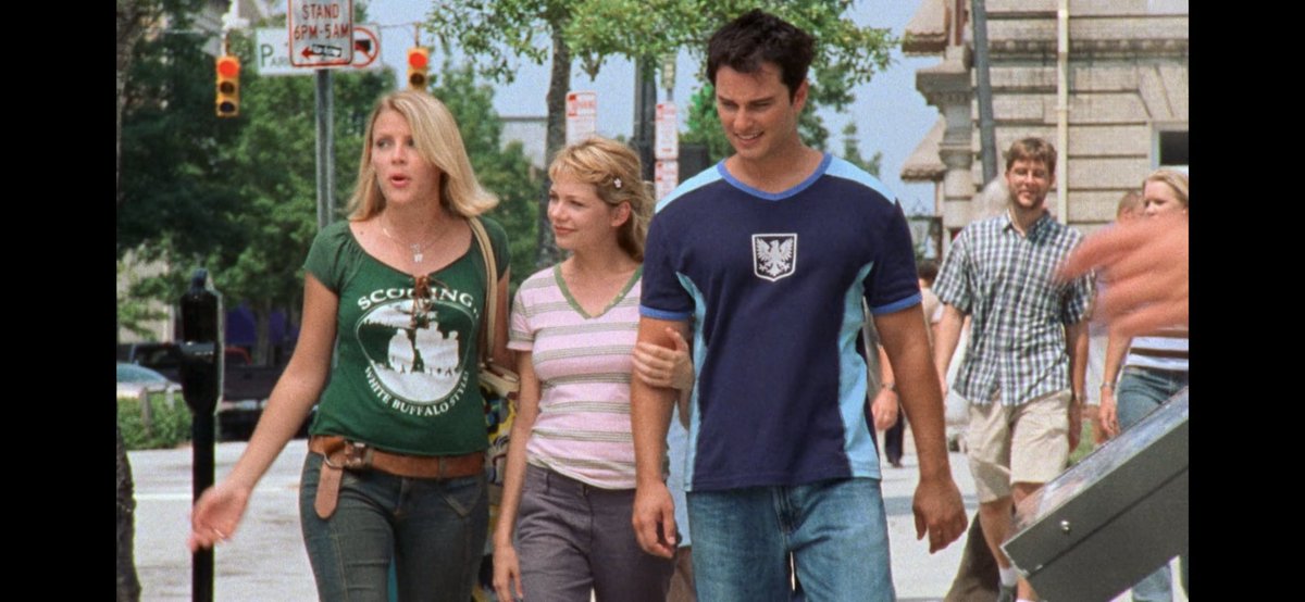 Audrey continues with her ‘not going to go to classes’ storyline in S6, E3 by, er, going to Jack and Jen’s classes. Also we may have a DC teacher with boundaries (heavy emphasis on ‘MAY’) #DawsonsCreek #podcast