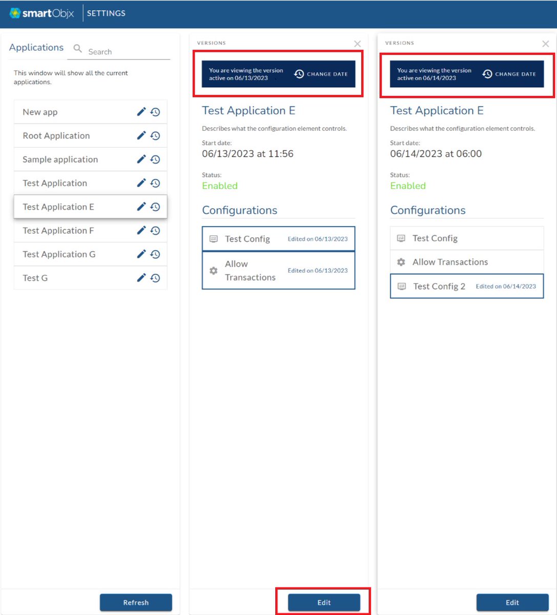 smartObjx's tweet photo. Effortlessly create multiple versions of settings. Clients can view, test, and edit dated versions with ease. Embrace the efficiency and accuracy of #smartSettings - the ultimate configuration engine for #SaaS companies. Revolutionize your platform now! #b2b #b2bsaas https://t.co/jhLHrwWEsP