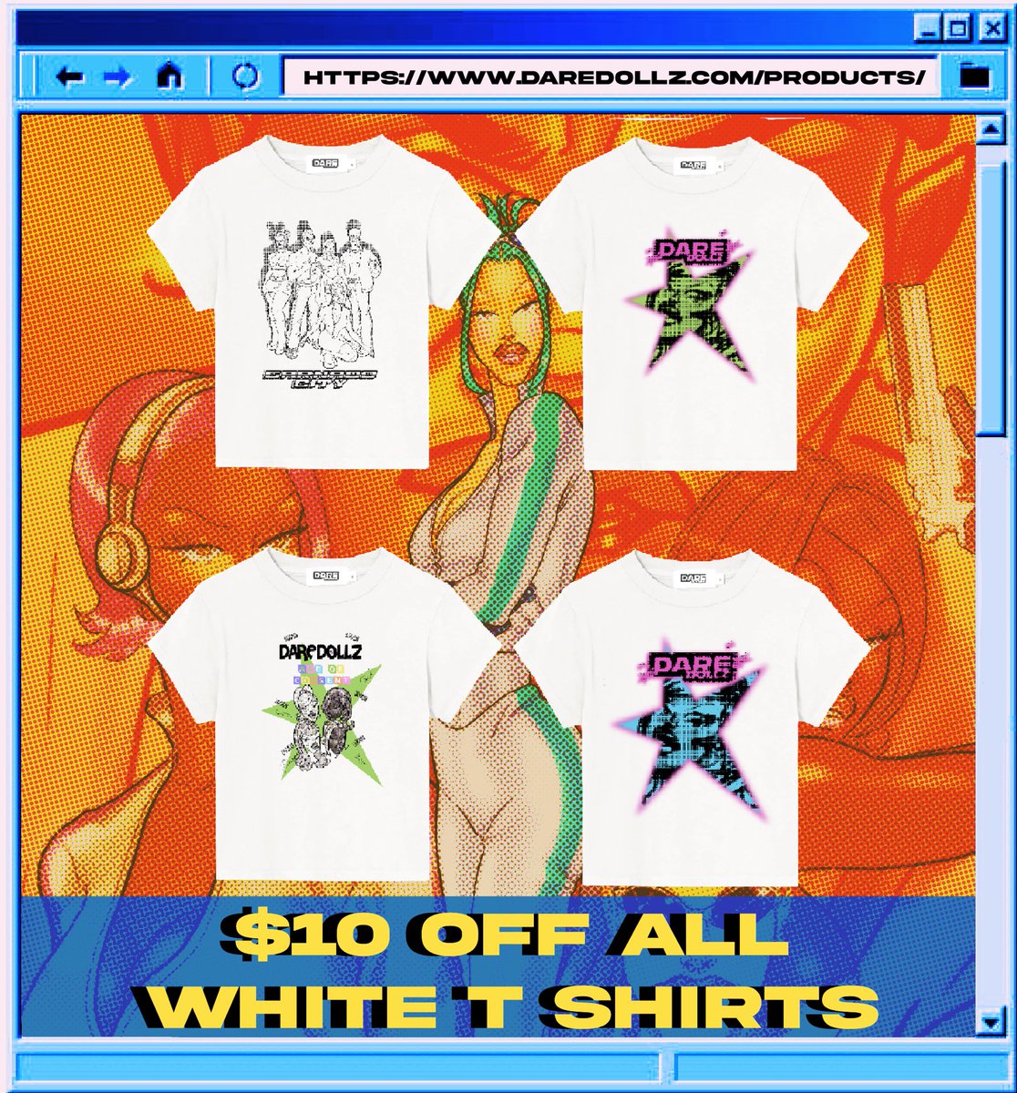 daredollz's tweet photo. Labor Day Sale on all White tees 🤩🤩🤩 https://t.co/tzF0NTuYWH https://t.co/XGCmqgGnUG