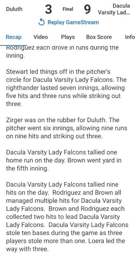 paisley_brown21's tweet photo. Nailed my first HS Home run in the 5th inning, sealing a sweet 9-3 win over Duluth! 🥎💥 Big props to my @dacula_softball  teammates for those dynamite hits, and major kudos to  @lyricstewart444 for being the best! 🏆🔥 #Teameffort #softballvictory #VarsityFreshman @ecbmayfield https://t.co/LbbJKvnB26
