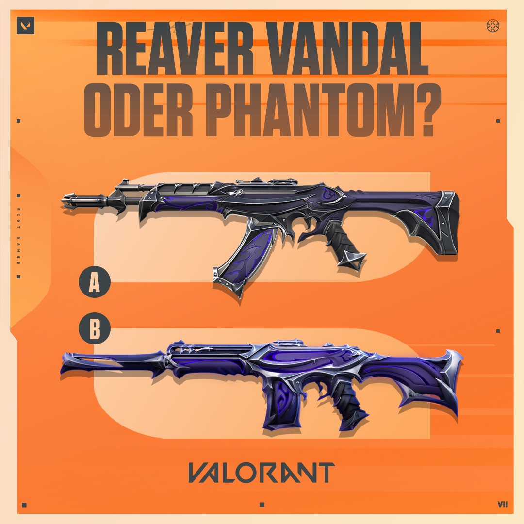 VALORANTde's tweet photo. ❤️ = A
🔁 = B https://t.co/ktMh9ZdYck