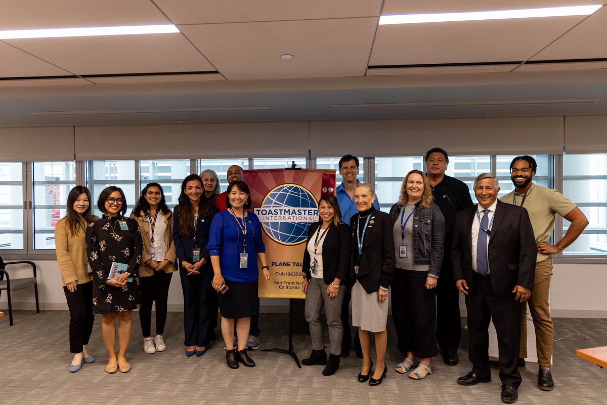 doncolliver's tweet photo. Thanks Plane Talk @Toastmasters at SFO! Your feedback helped my keynote so much! https://t.co/sl7NPKHlxt