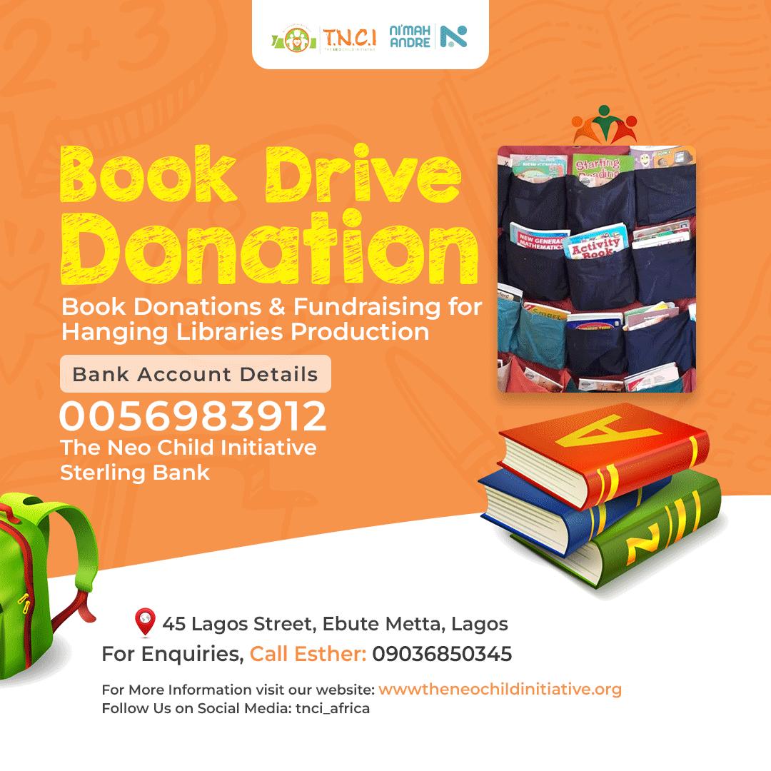 tnci_africa's tweet photo. In commemoration of #WorldLiteracyDay2023, @tnci_africa, in partnership with 
@nimah_andre are bringing  Read A Book TNCI to a school near you.
Please support us with your book  donations and  our Hanging Libraries Production.
#Bookdonation #hanginglibraries #literacy #Education https://t.co/INMHr1zmBe