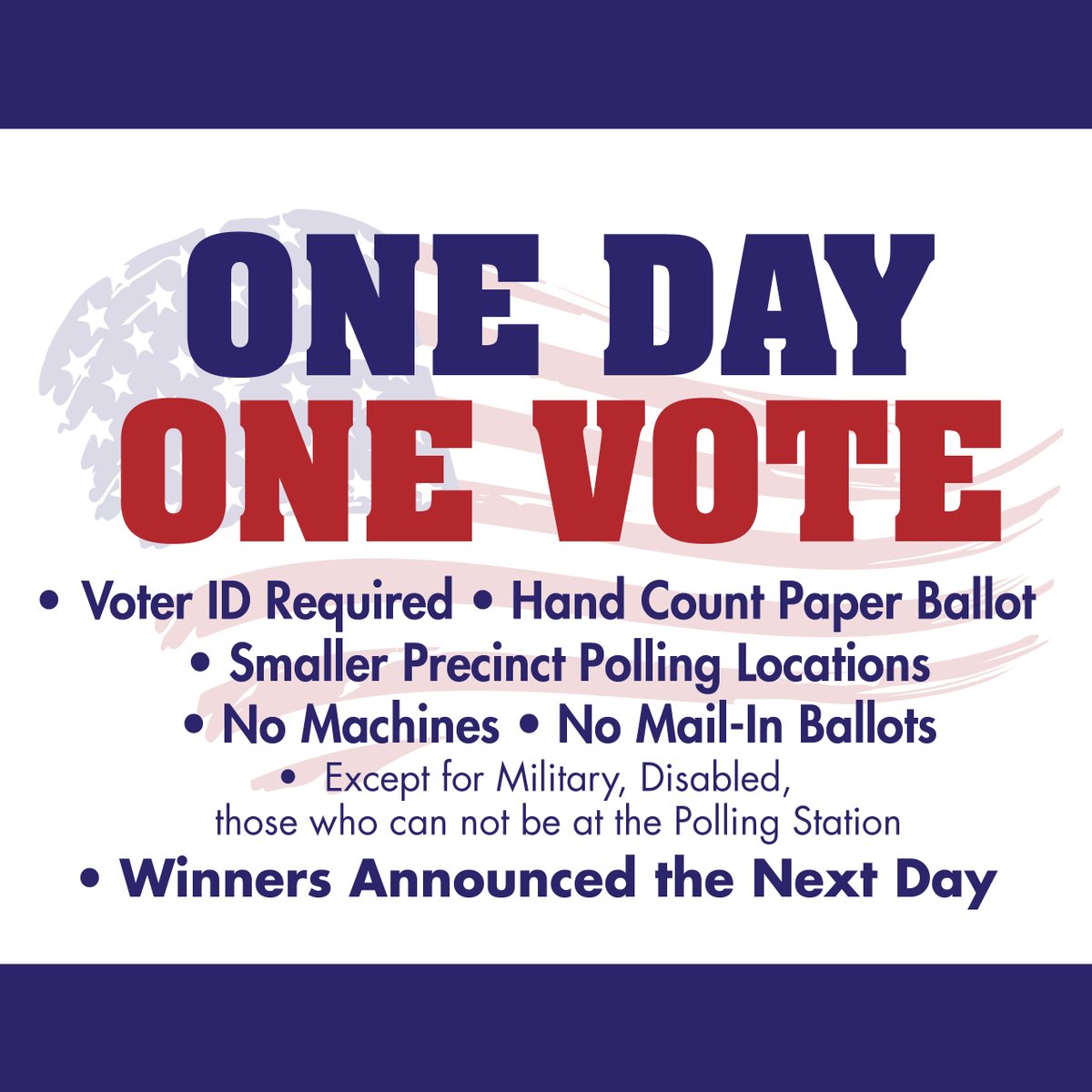 SkyPilotToo's tweet image. You mean this one #OneDayOneVote? Kudos Patriots!