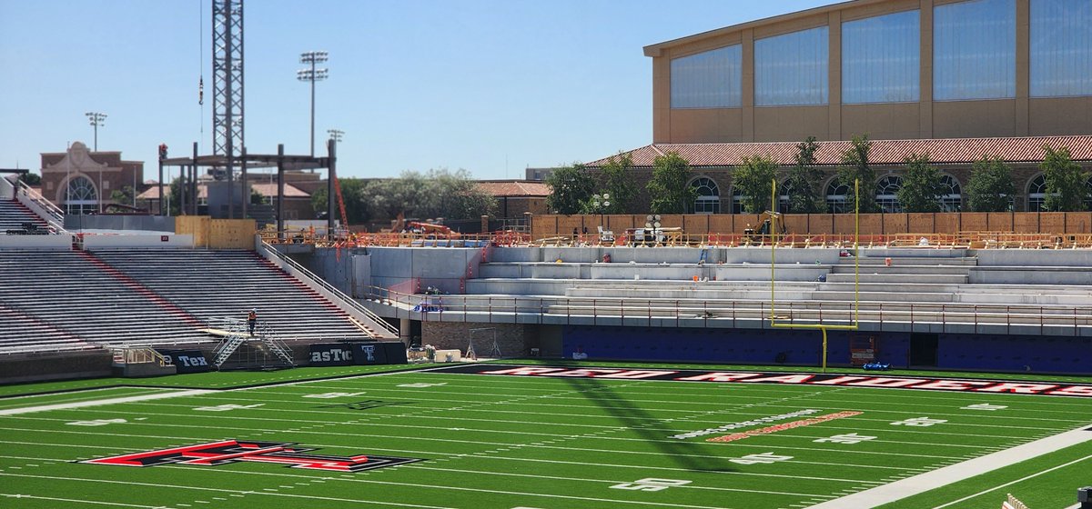 963KLLL's tweet photo. The Jones is getting ready for next Saturday home opener. Are you ready for #RedRaiderFootball? https://t.co/efGq9NNOlS